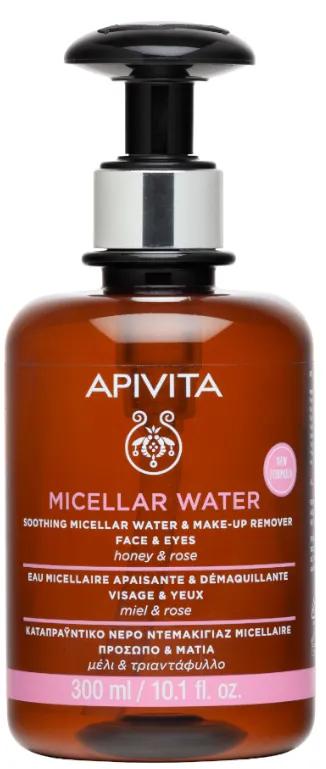 Imagen de Apivita Agua Micelar Limpiadora Rosa y Miel 300 ml
