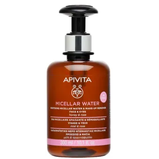 Apivita Água Micelar de Limpeza Rosa e Mel 300 ml