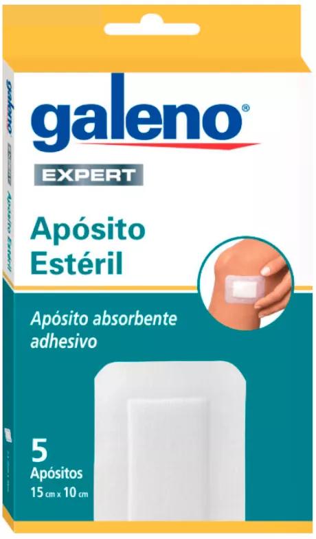Galeno Expert Sterilverbände 15x10 cm 5 Einheiten
