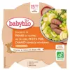 Babybio Repas Midi Assiette Panais Petits Pois Canard +15m Bio 260g