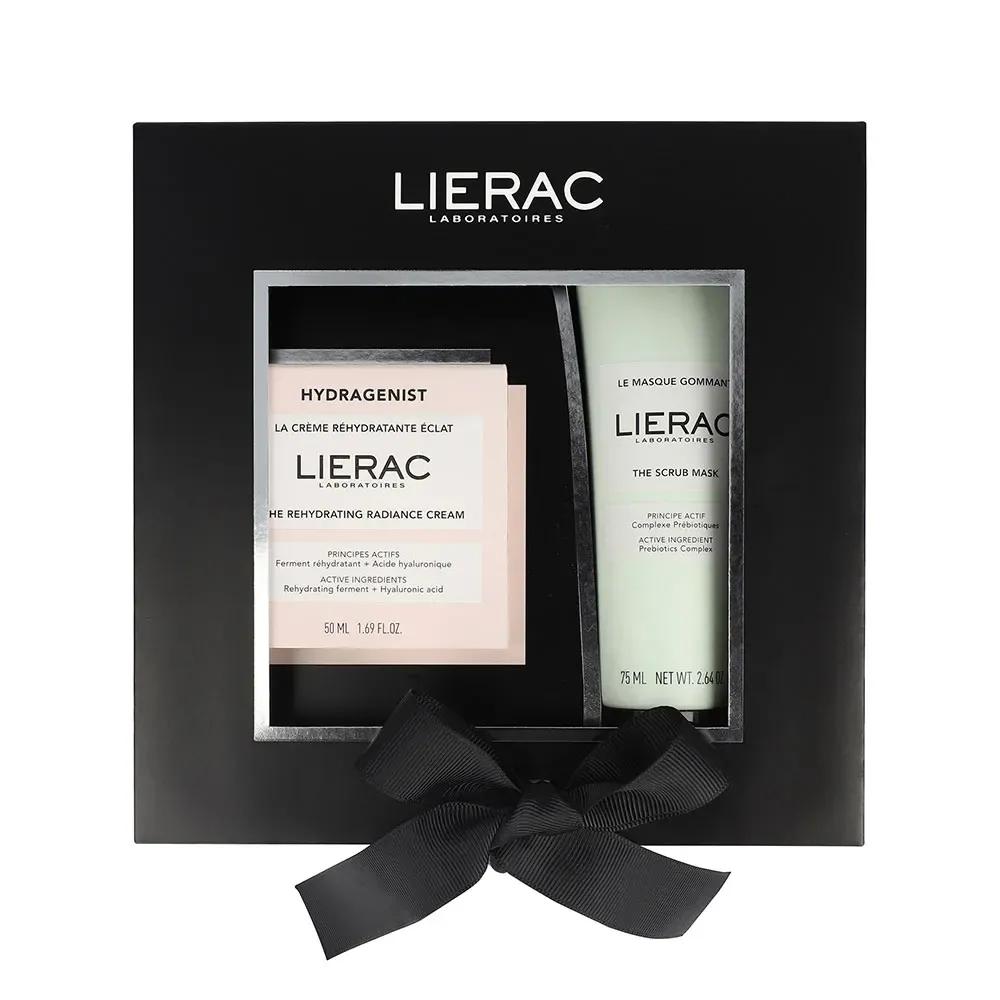 Lierac Hydragenist Radiance Cofanetto Crema Idratante Illuminante 50ml + Maschera Esfoliante 75ml