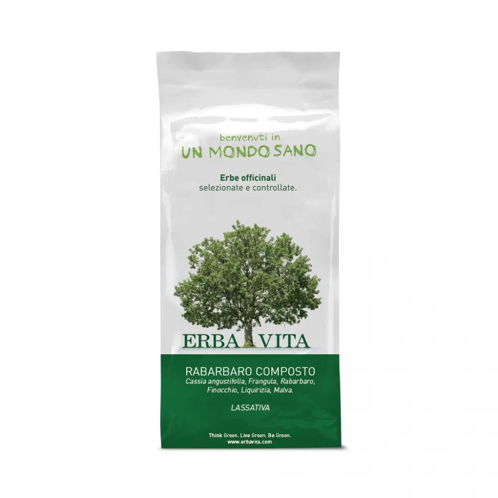 Erba Vita Rabarbaro Composto Tisana Integratore Transito Intestinale 1 kg