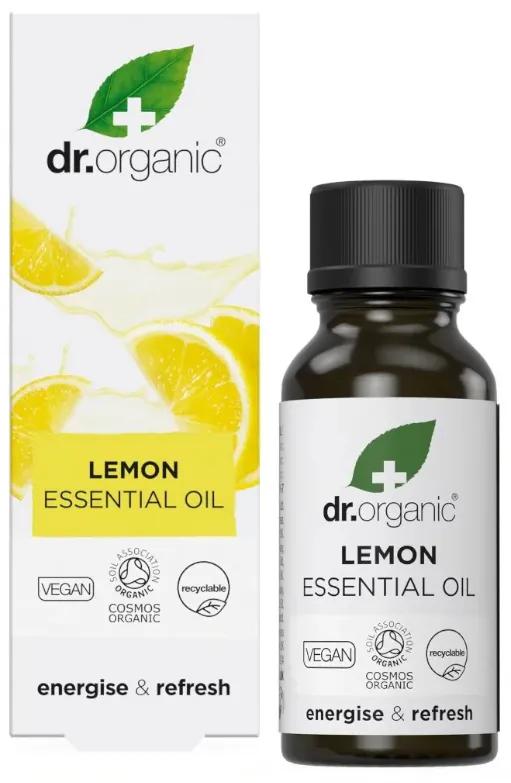 Dr.Organic Bio-Ätherisches Öl 100 % reine Zitronenschale, 10 ml