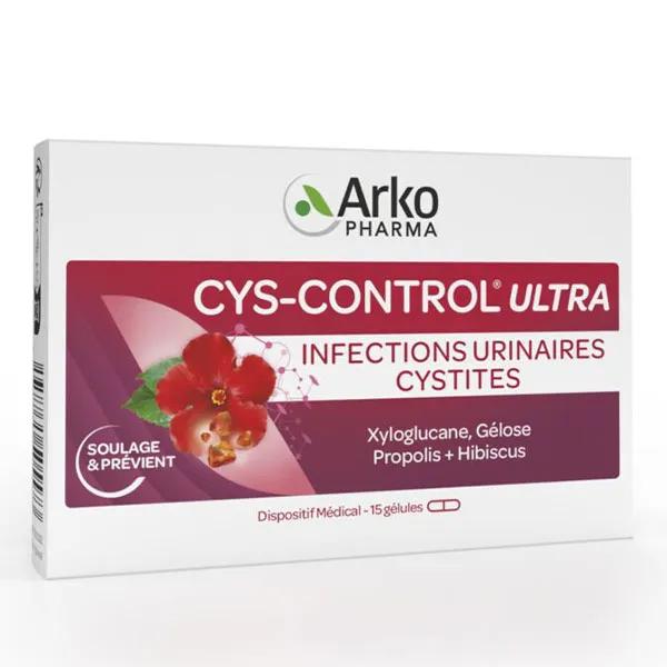 Arkopharma Cys-Control Ultra Infections Urinaires et Cystites 15 capsules