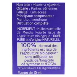 Naturactive Huile Essentielle Bio Menthe Poivrée 10ml