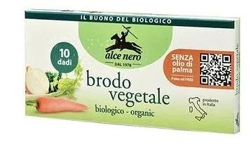 Alce Nero Dado Vegetale Biologico Senza Olio di Palma 10 Dadi