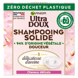 Garnier Ultra Doux Shampoing Solide Douceur Delicatesse d'Avoine 60 g