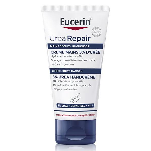 Eucerin UreaRepair Plus Crème Mains 5% d'Urée Peau Sèche 75ml