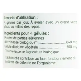 Nat & Form Bio Echinacée 200 gélules végétales