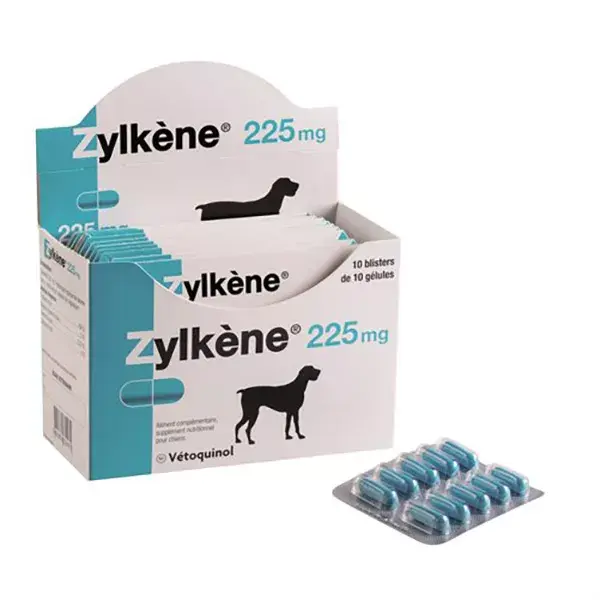 Vetoquinol Zylkene para Perros 225mg 100 comprimidos
