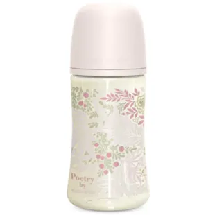 Suavinex Poetry Medium Flow Bottle Pink +3m 270 ml