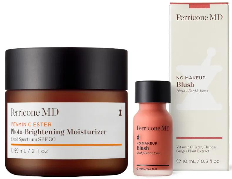 Perricone Vitamin C Ester Photo-Brightening Moisturizer SPF30 59 ml + No Makeup Blush 10 ml
