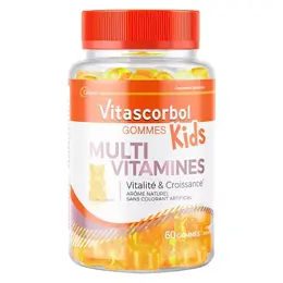 Vitascorbol Gommes Kids Vitamines et Croissance 60 gommes