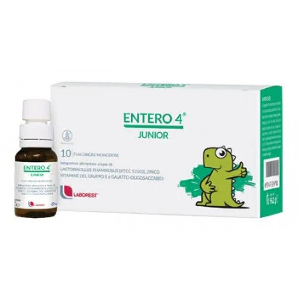 Entero 4 Junior Integratore di Probiotici Bambini 10 Flaconcini