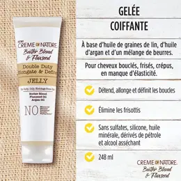 Creme of Nature Butter Blend & Flaxseed Gelée Coiffante 248ml