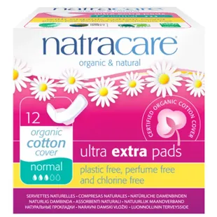 Natracare Ultra Extra Normal Compress Wings 12 units