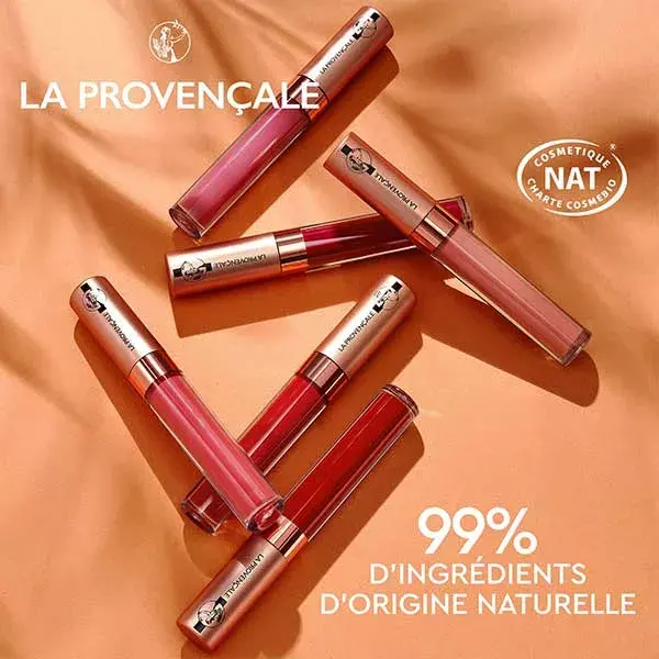 La Provençale La Couleur Rouge à Lèvres Solaire Liquide Naturel N°110 Rose Gassin 5ml