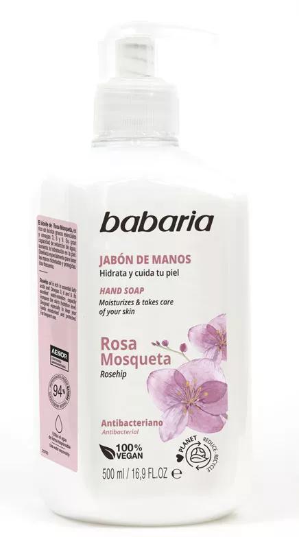 Babaria Jabón Manos Rosa Mosqueta 500 ml