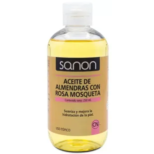Sanon Aceite de Almendras con Rosa Mosqueta 250 ml
