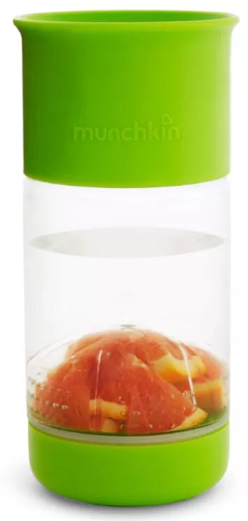 Munchkin Miracle 360º Taza Infusora de Fruta Verde 400 ml