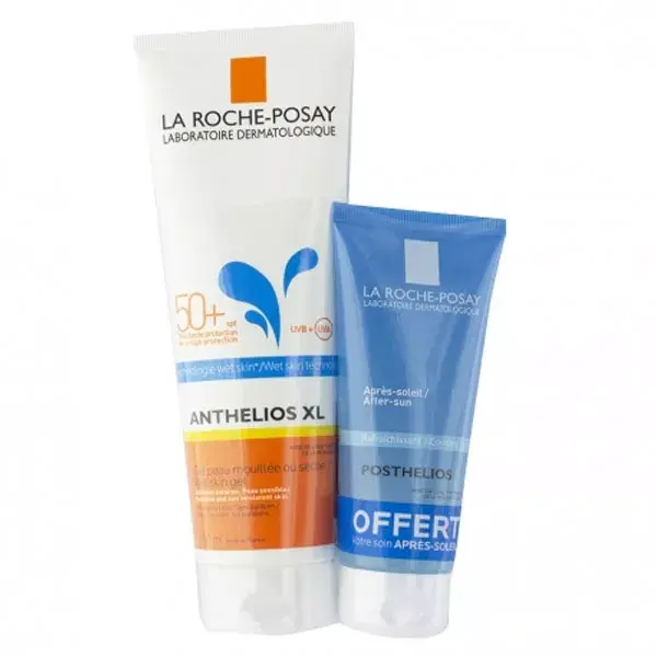 La Roche Posay Anthelios Wet Skin Gel SPF 50+ 250ml + Posthelios 200ml Offerto