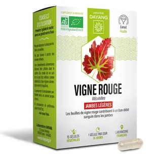 Dayang Vigne Rouge Bio Gambe Leggere 15 capsule