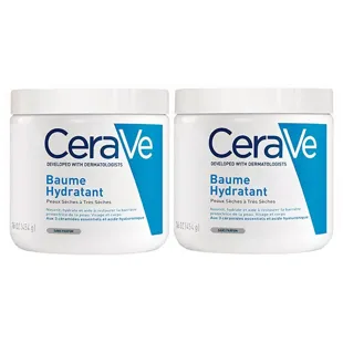 Balsamo idratante CeraVe per viso e corpo, per pelli da secche a molto secche, 2 x 454 g