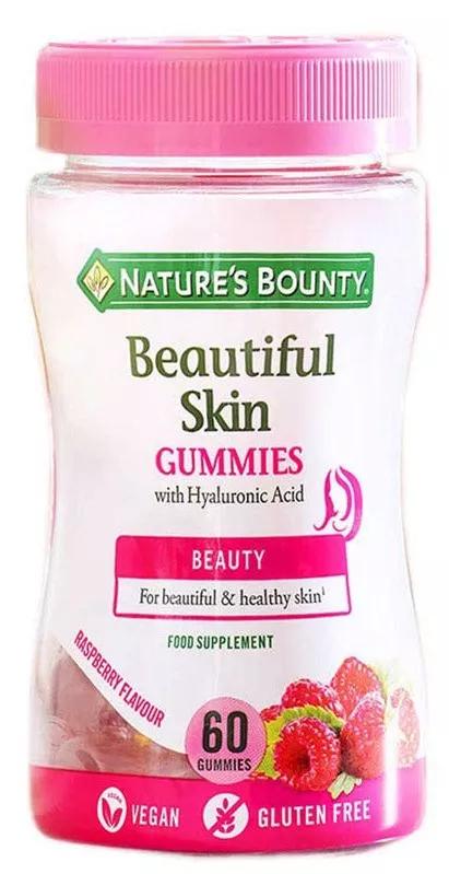 Nature's Bounty Beautiful Skin con Ácido Hialurónico 60 Gummies