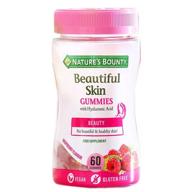 Nature's Bounty Beautiful Skin con Ácido Hialurónico 60 Gummies