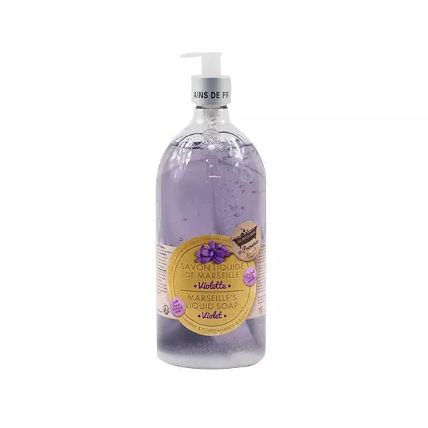 Les Petits Bains de Provence Savon Liquide de Marseille Violette 1L