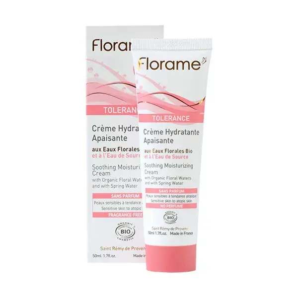 Florame Tolerance cream moisturizing soothing Bio 50ml