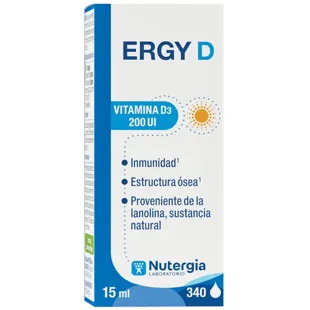 Nutergia Ergy D 15 ml Bottle