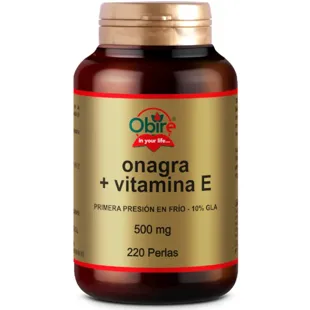 Obire Evening Primrose Oil 500 mg 10% GLA 220 Pearls
