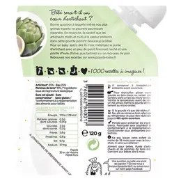 Popote Les Légumes Gourde Artichaut +6m Bio 120g