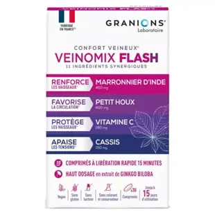 Granions Veinomix Flash 1200mg 30 Compresse