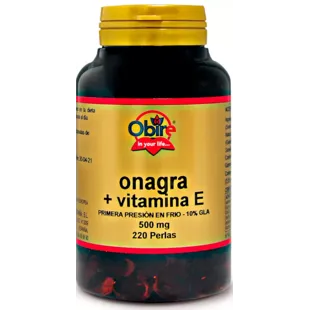 Obire Aceite de Onagra 500 mg 10% GLA 220 Perlas