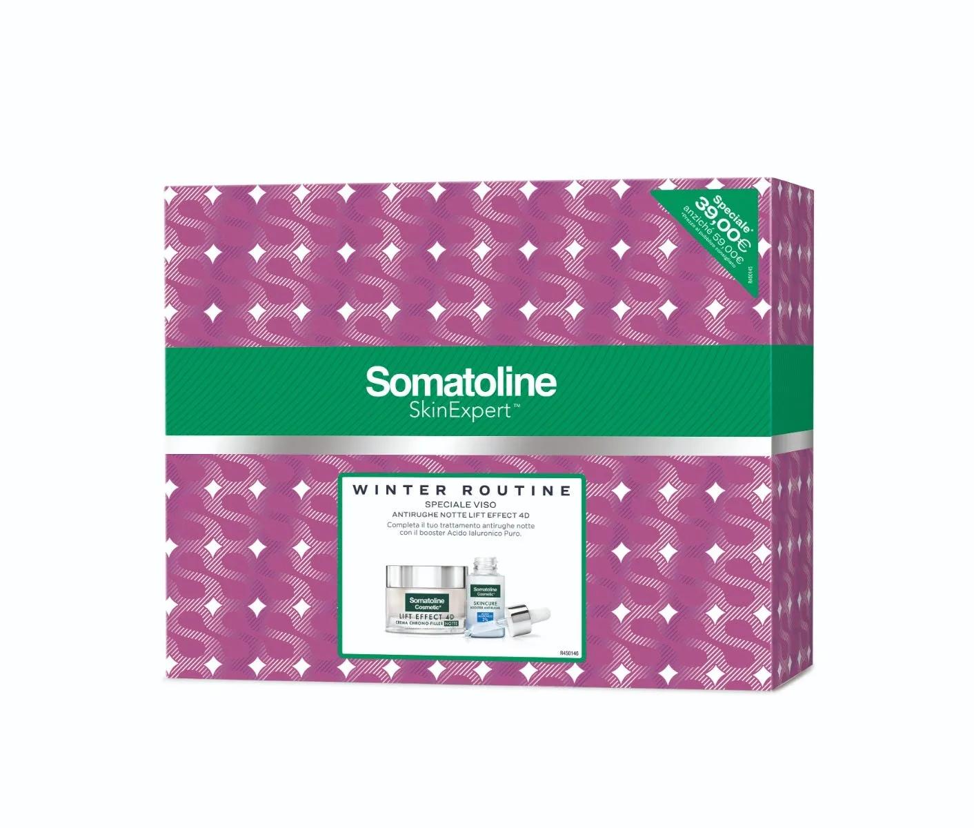 Somatoline Skin Expert Cofanetto Speciale Viso Antirughe 4D Crema Notte + Mini Booster