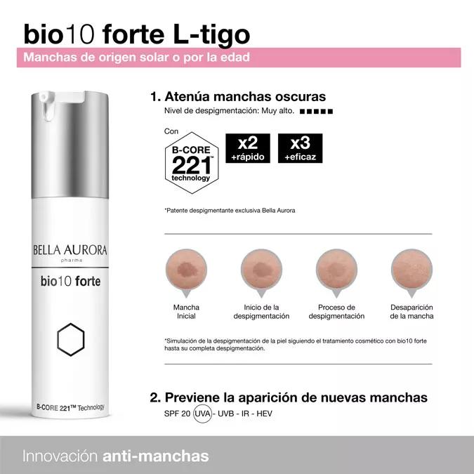 Bella Aurora Tratamiento Despigmentante Bio 10 Forte L-Tigo 30 ml