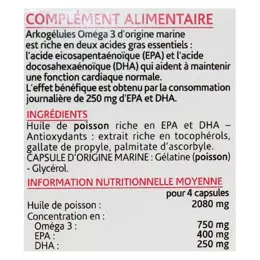 Arkopharma Arkogélules Omega 3 Origine Marine 60 gélules