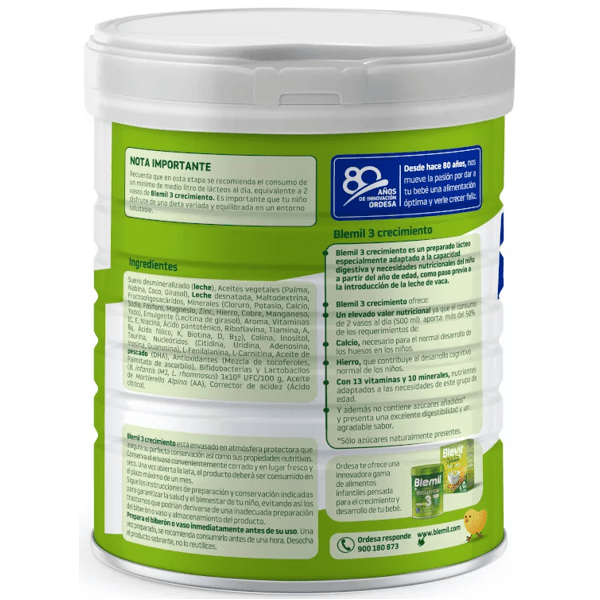 Blemil Plus 3 Groeimelk 800 gr SPECIALE PRIJS