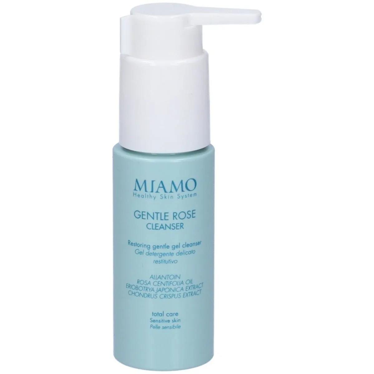 Miamo Total Care Gentle Rose Cleanser Gel Detergente Delicato 50 ml Travel Size