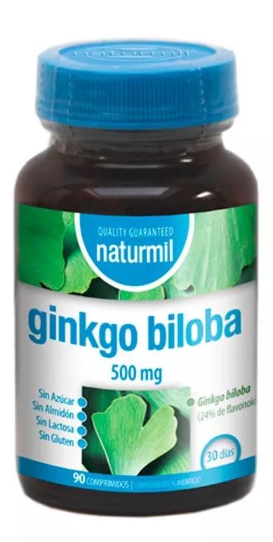 Ginkgo Biloba 500mg Naturmil 90 Tabletten