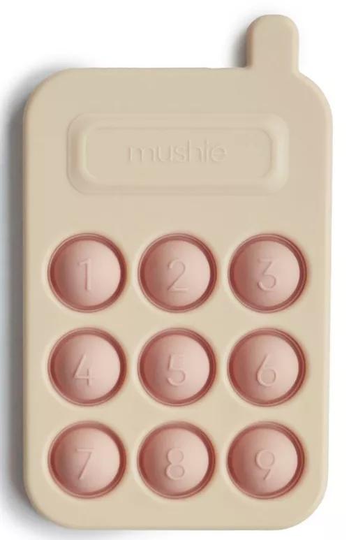 Mushie Pop It Teléfono Blush