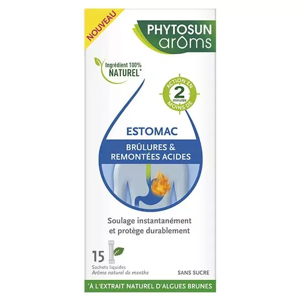 Phytosun Aroms Estomac Ardor y Reflujo Estomacal 15 Sobres Líquidos