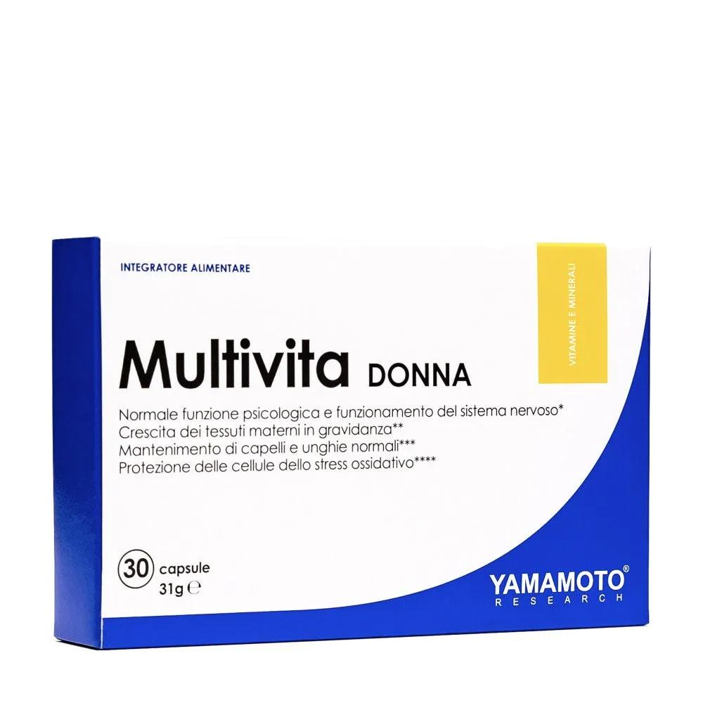 Yamamoto Research Multivita Donna Integratore 30 Capsule