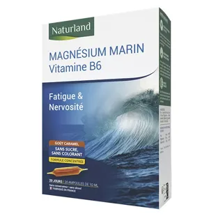 Naturland Magnesio Marino + Vitamina B6 Integratore Alimentare 20 fialette