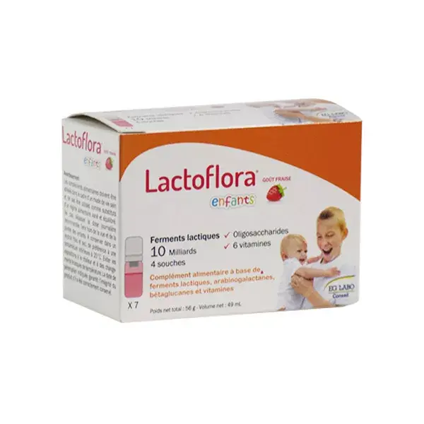 Lactoflora Niños 7 Frascos