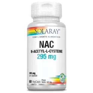 Solaray NAC L-Cysteine ​​295 mg 60 Vegetable Capsules