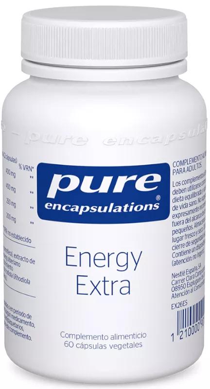 Pure Encapsulations Energy Extra 60 Cápsulas Vegetales