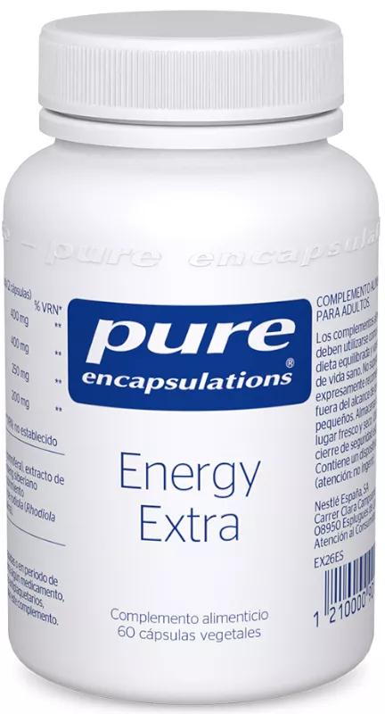 Pure Encapsulations Energy Extra 60 Plantaardige Capsules